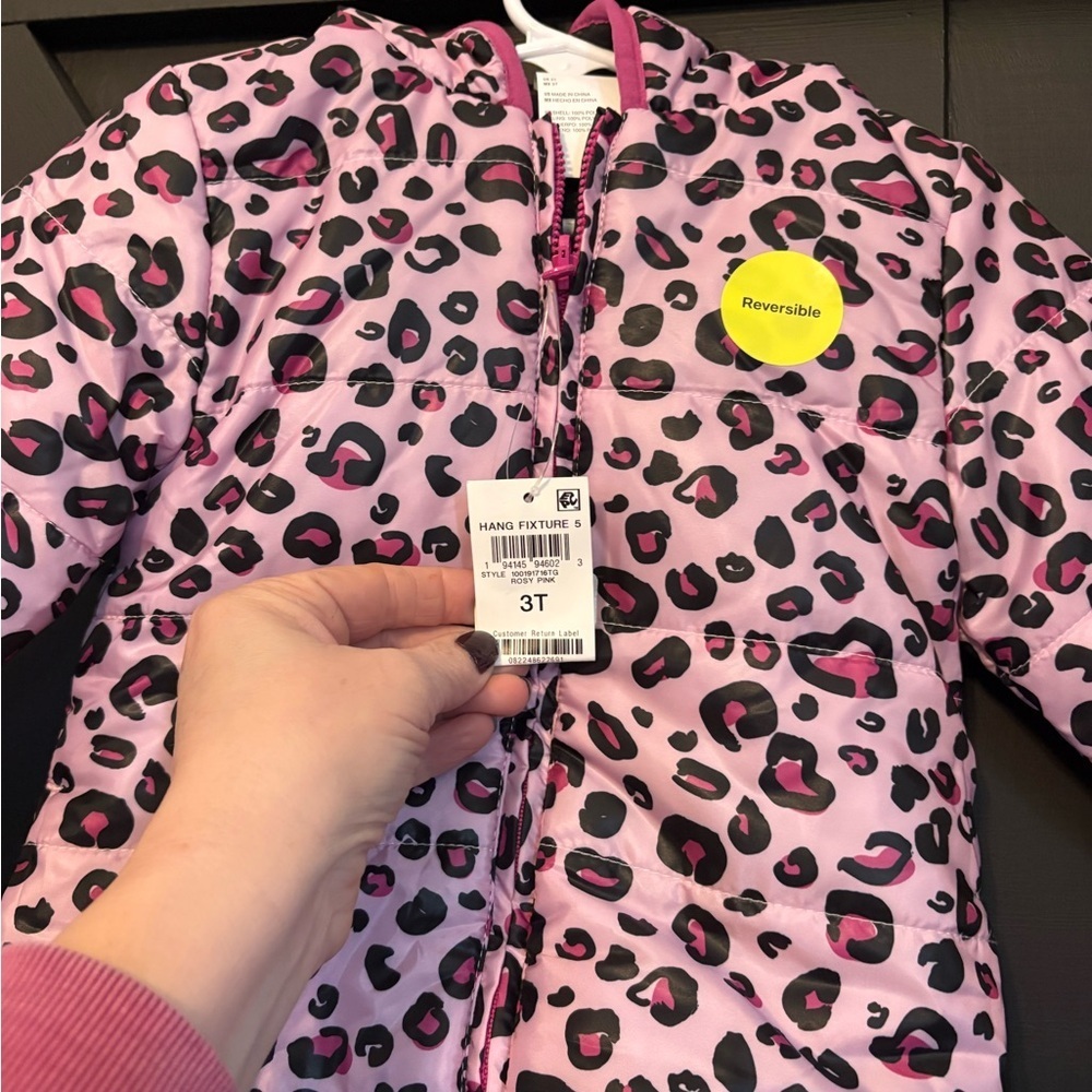 Epic Threads Pink and Black Reversible Jacket